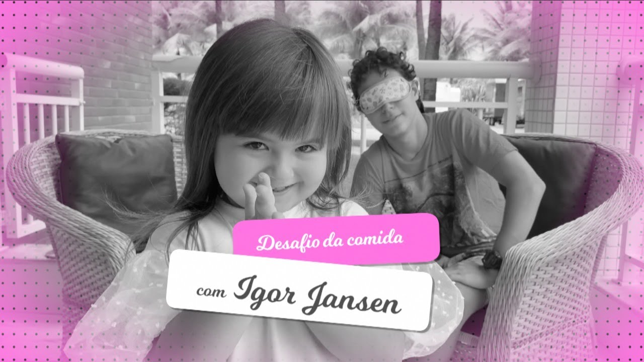 Brincadeira divertida Juju e igor Jansen