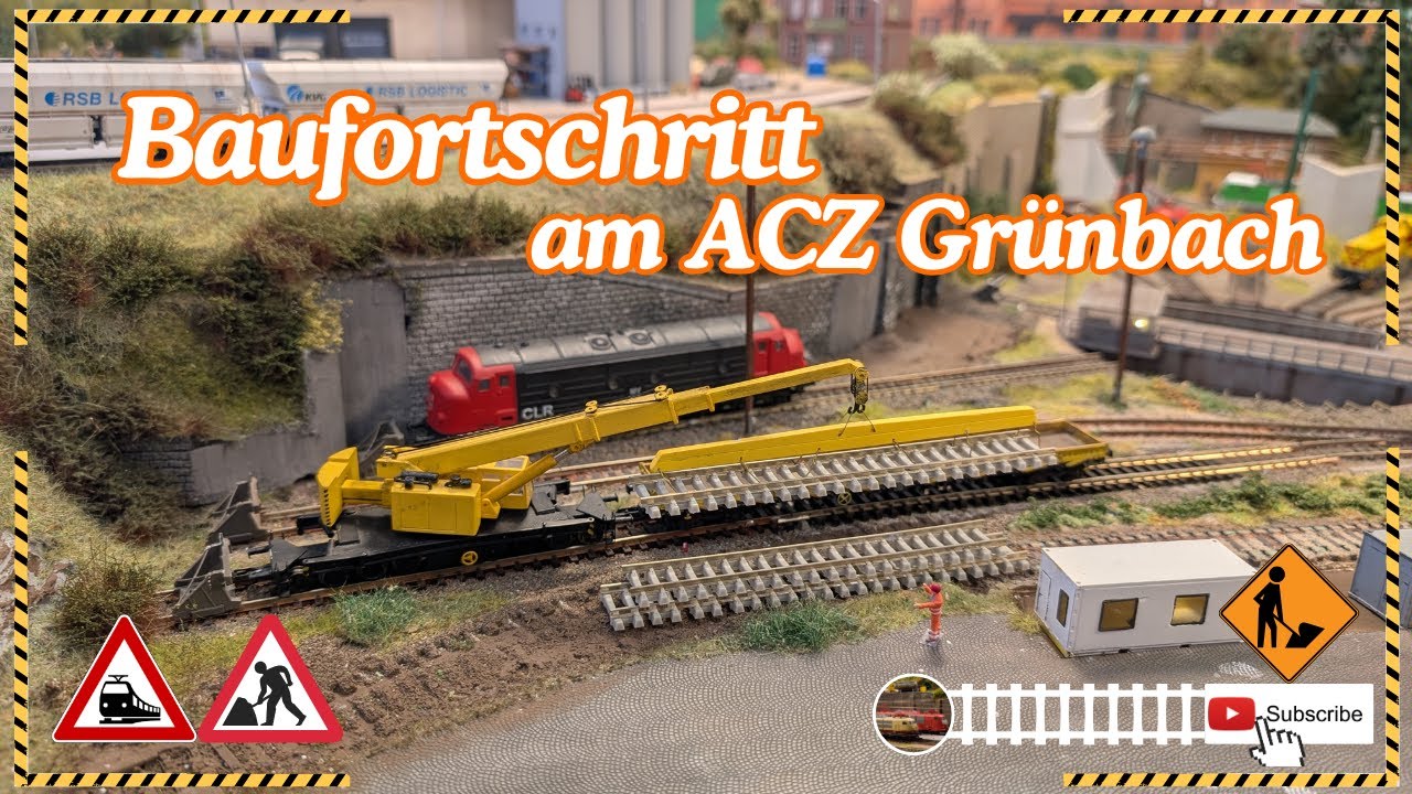 Baufortschritt am ACZ Grünbach // Modellbahn Spur TT