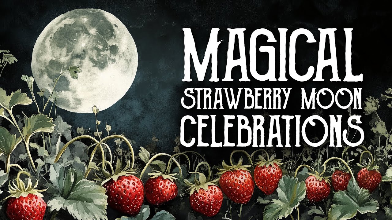 June Strawberry Full Moon Rituals & Celebrations - How to Celebrate the Full Moon - Magical Crafting