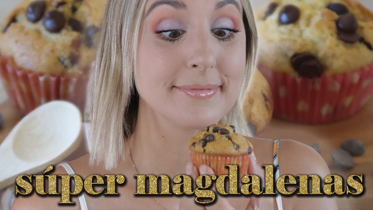 Magdalenas rápidas con chocolate