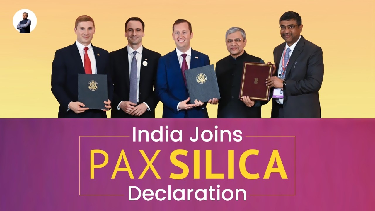 India Joins Pax Silica  | Securing Silicon Supply Chain, Advancing Semiconductors