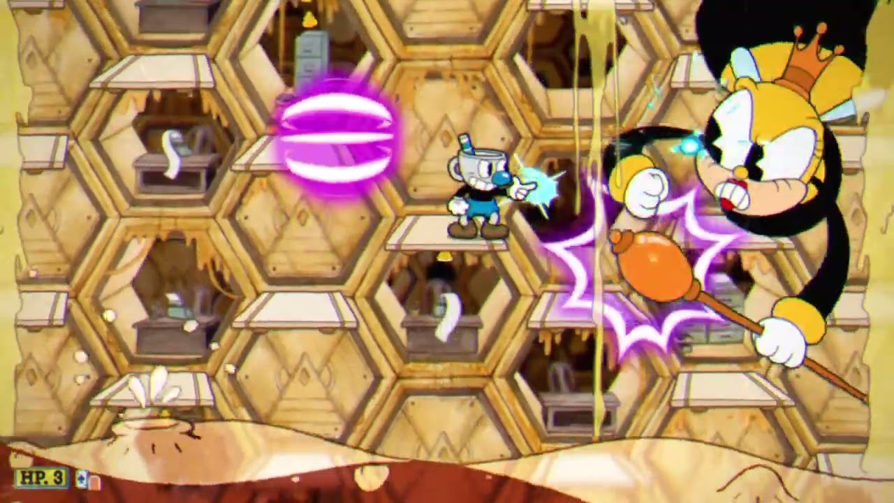 Cuphead S-Rank - Rumor Honeybottoms Peashooter Only without Dashing/Equipment