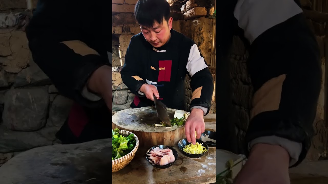 Wild kudzu root is hand-extracted into powder and used to make a bowl of hangover soup. It