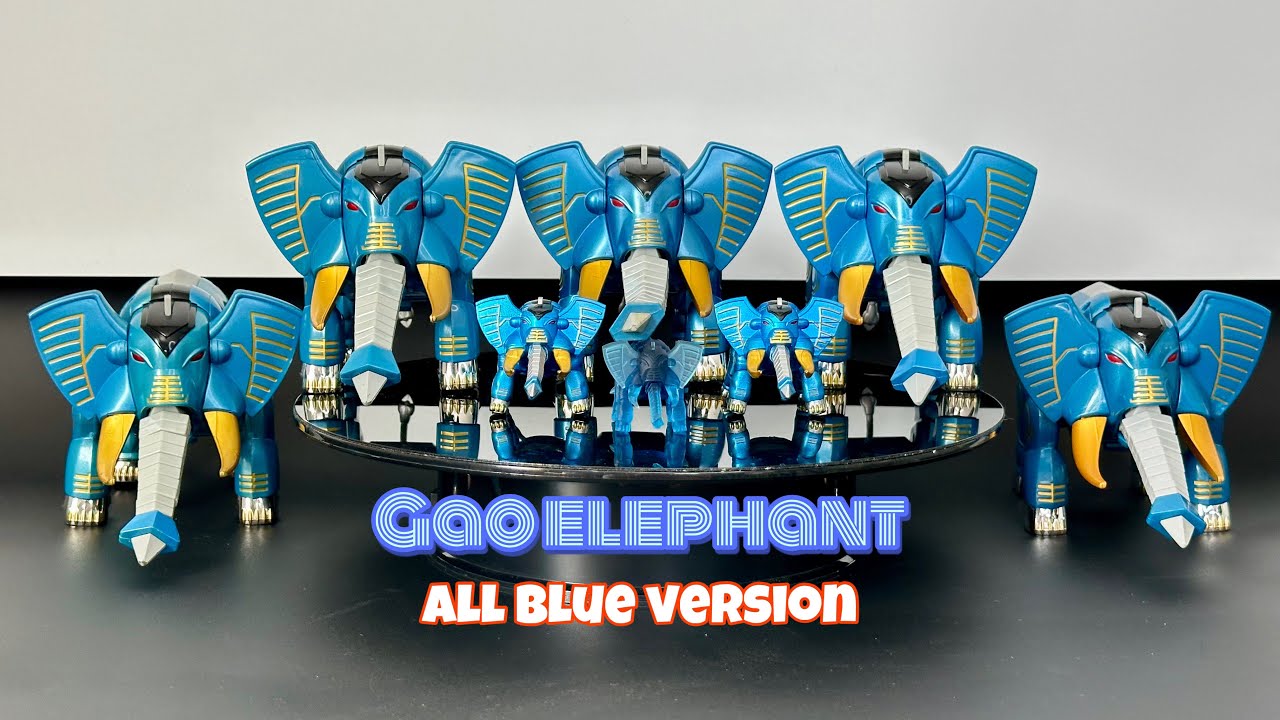 So s&aacute;nh chi tiết DX gao Elephant H&agrave;n, Nhật & Hongkong - Hyakujuu Sentai Gaoranger! ガオエレファント-HBZ Toys