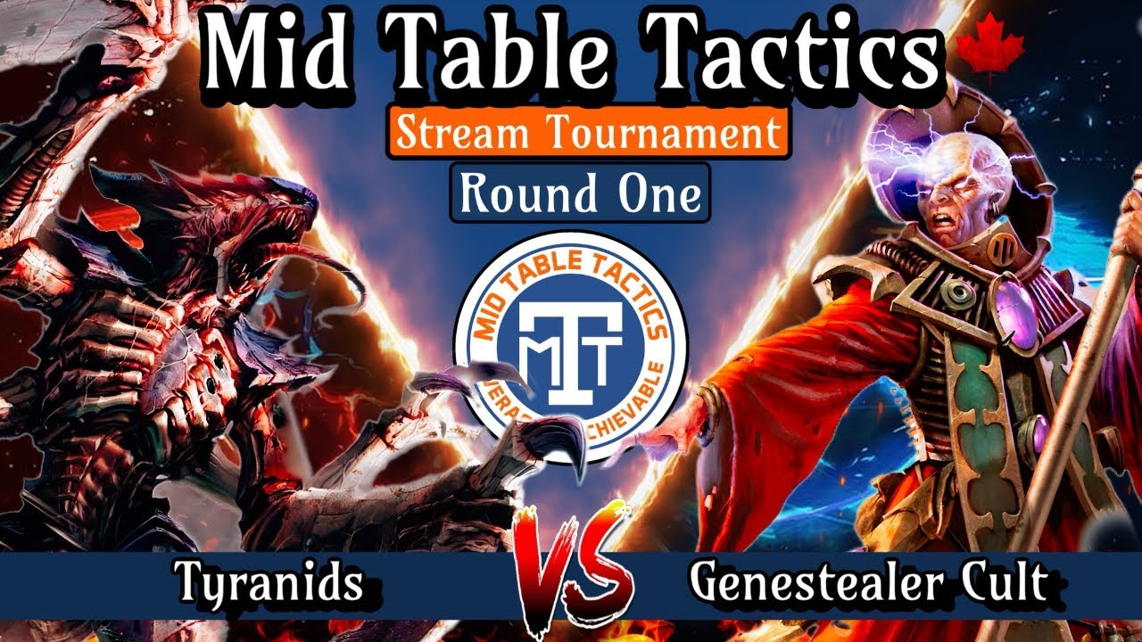 Warhammer 40k Battle Report MTT Tournament Round 1: Tyranids VS Genestealer Cult