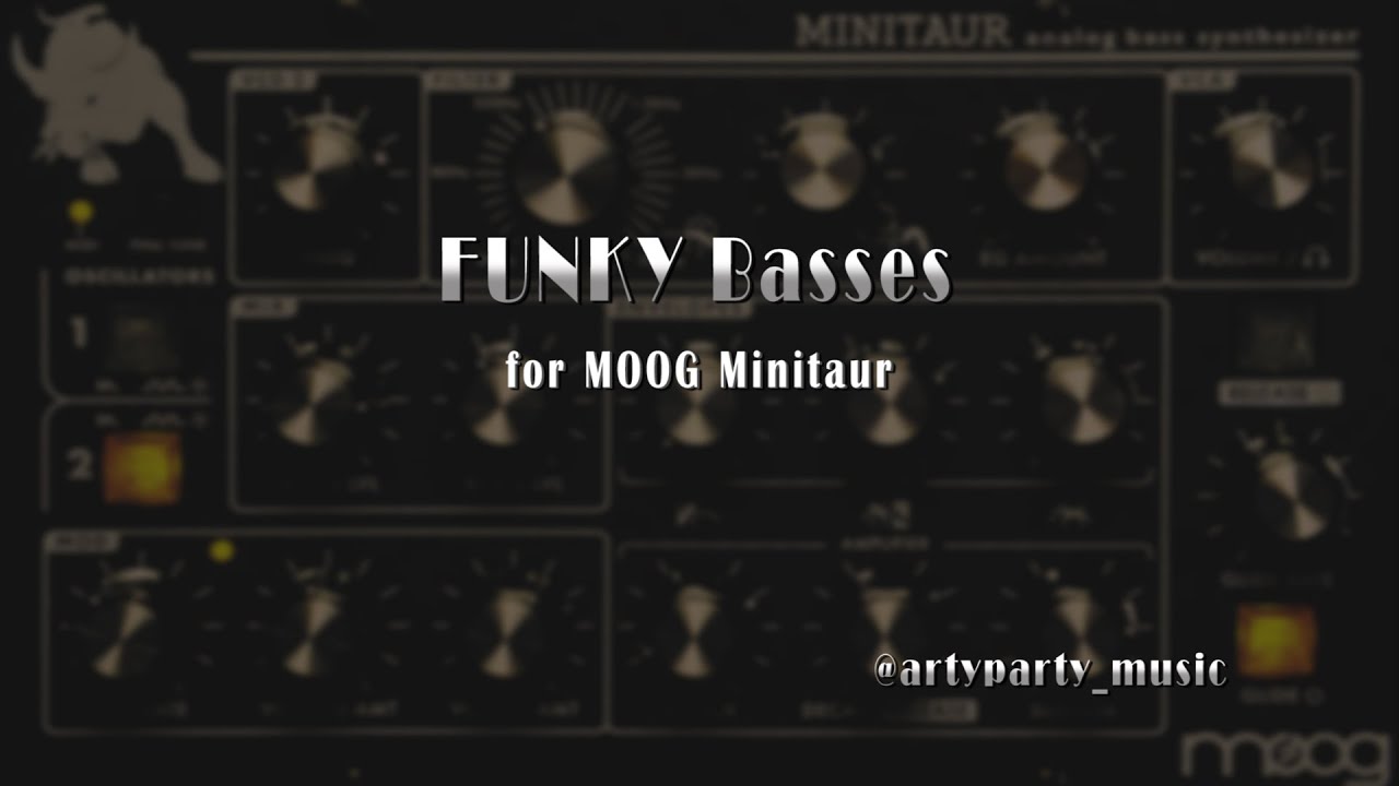 MOOG Minitaur/ FUNKY  Basses SOUNDSET