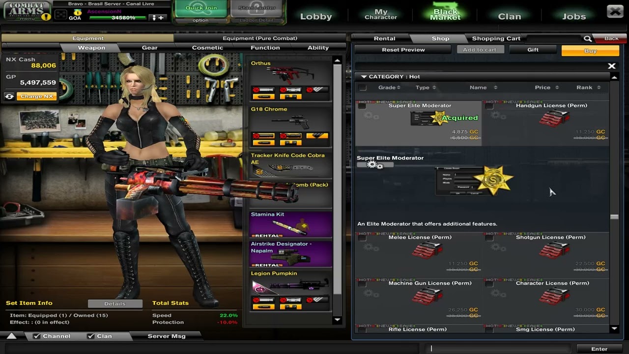Combat Arms: Speeding to 211K NX on Black Friday! (BR Server Only)