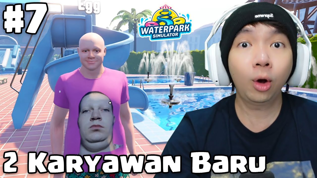 Kolam Bintang 3 & Karyawan Baru - WaterPark Simulator Indonesia Part 7