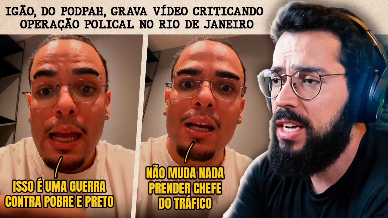 IG&Atilde;O SE REVOLTA COM A OPERA&Ccedil;&Atilde;O NO RIO