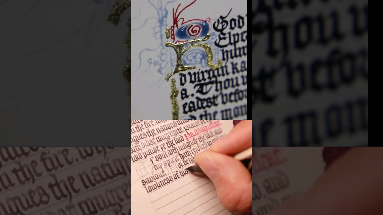 Every illuminated manuscript is built on these simple steps: