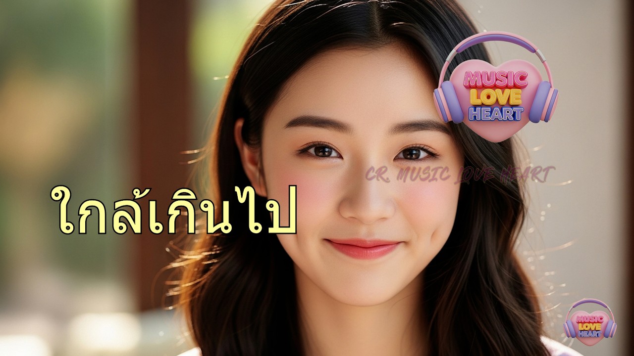 เพลง ใกล้เกินไป (Official / MUSIC LOVE HEART)#ใกล้เกินไป #เพลงเต๊าะหนุ่ม #เพลงแอบรัก