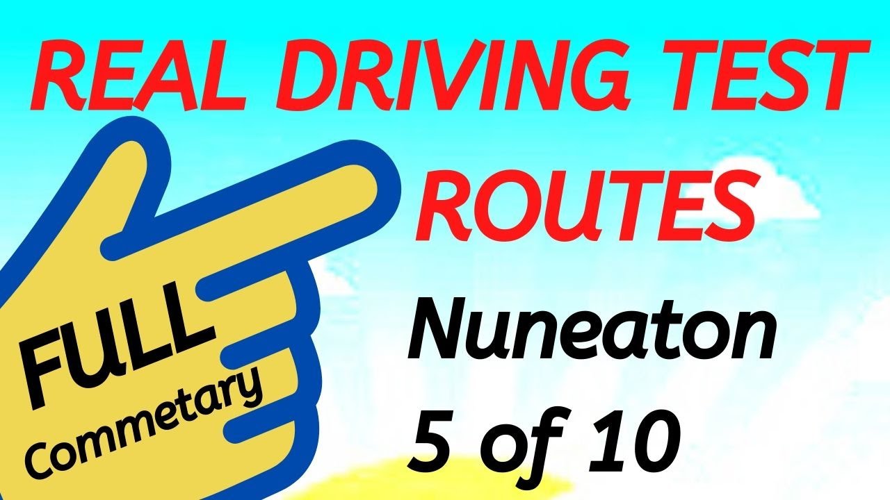 NUNEATON Driving Test Routes - Real Test Route - Full Commentary - 5 of 10 @drivingtestwizard2569