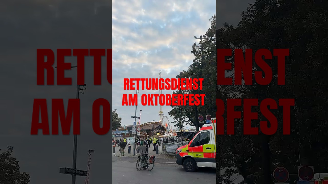 Rettungsdienst am Oktoberfest 🥨🍻