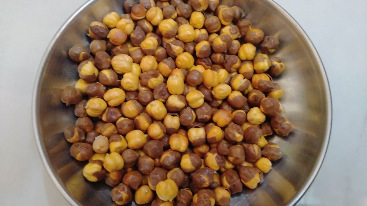 2 मिनिटात बनवा भट्टी सारखे फुटाणे. अगदी सोपे पद्धत. roasted kala chana.