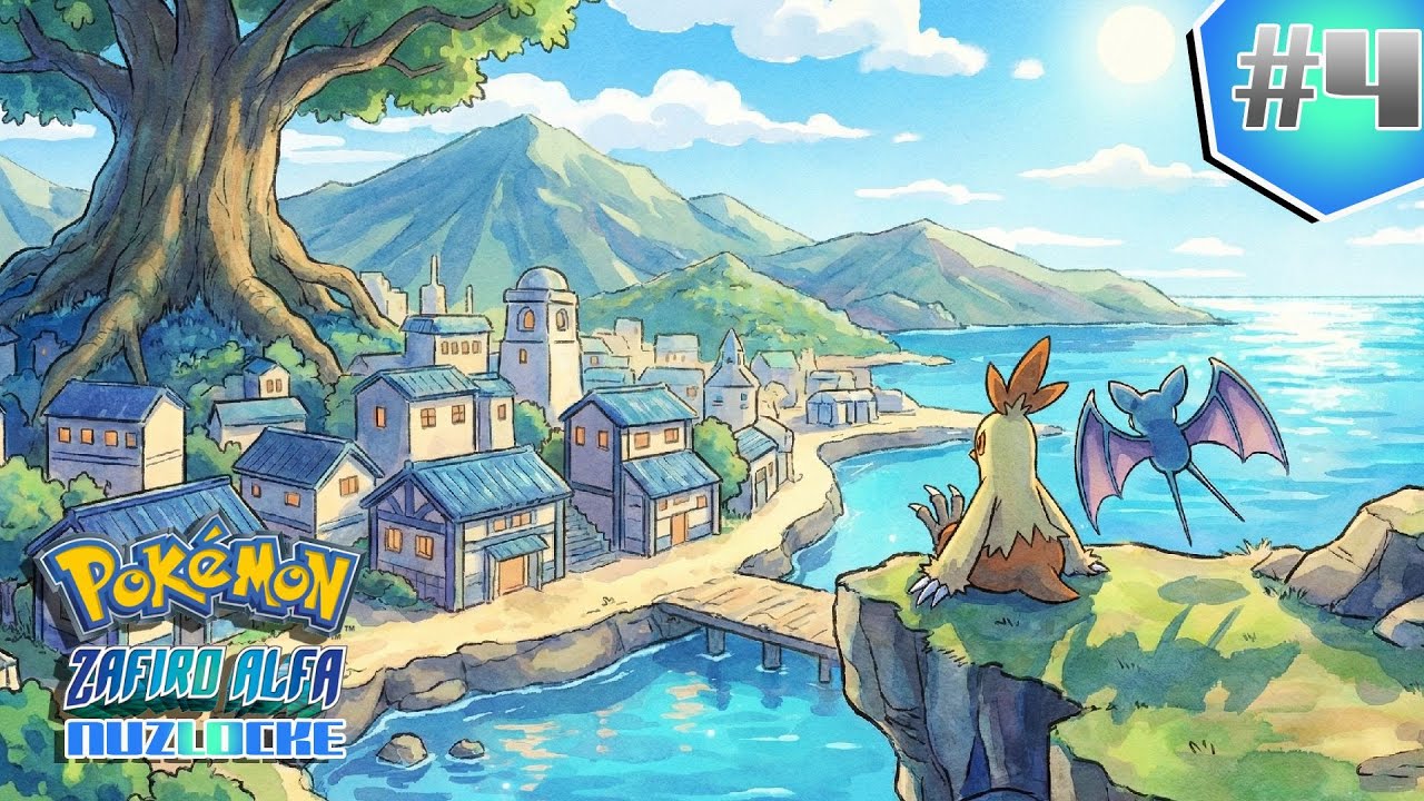 Zafiro Alfa Nuzlocke #4 | Llegamos a Azuliza!