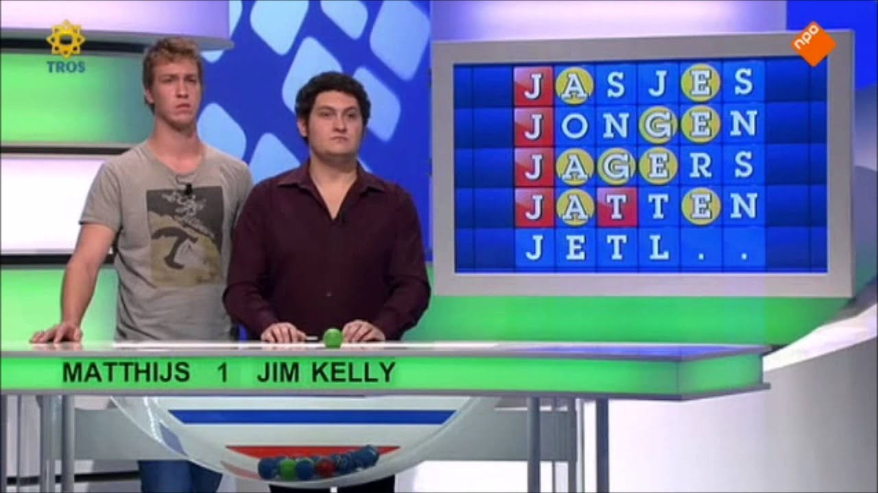 Matthijs en Jim Kelly bij Lingo
