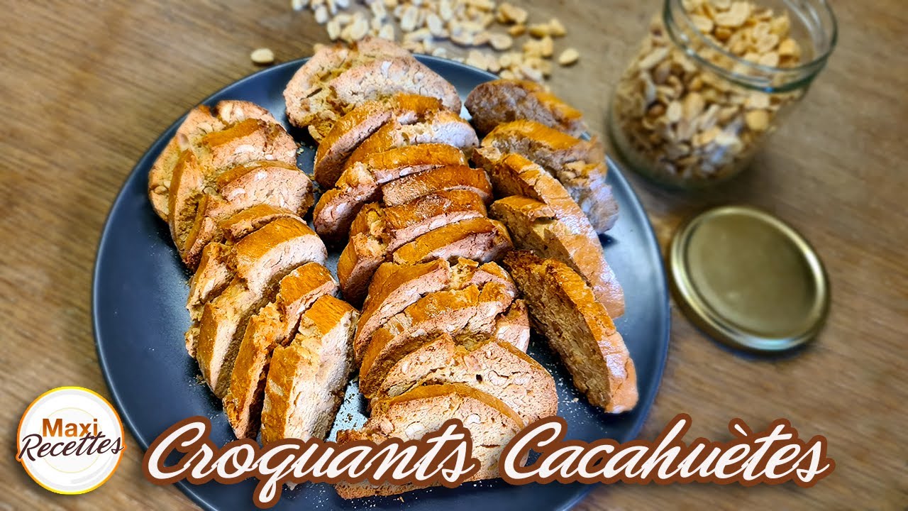 Croquants aux Cacahuètes Recette Facile et Rapide de Biscuits Secs