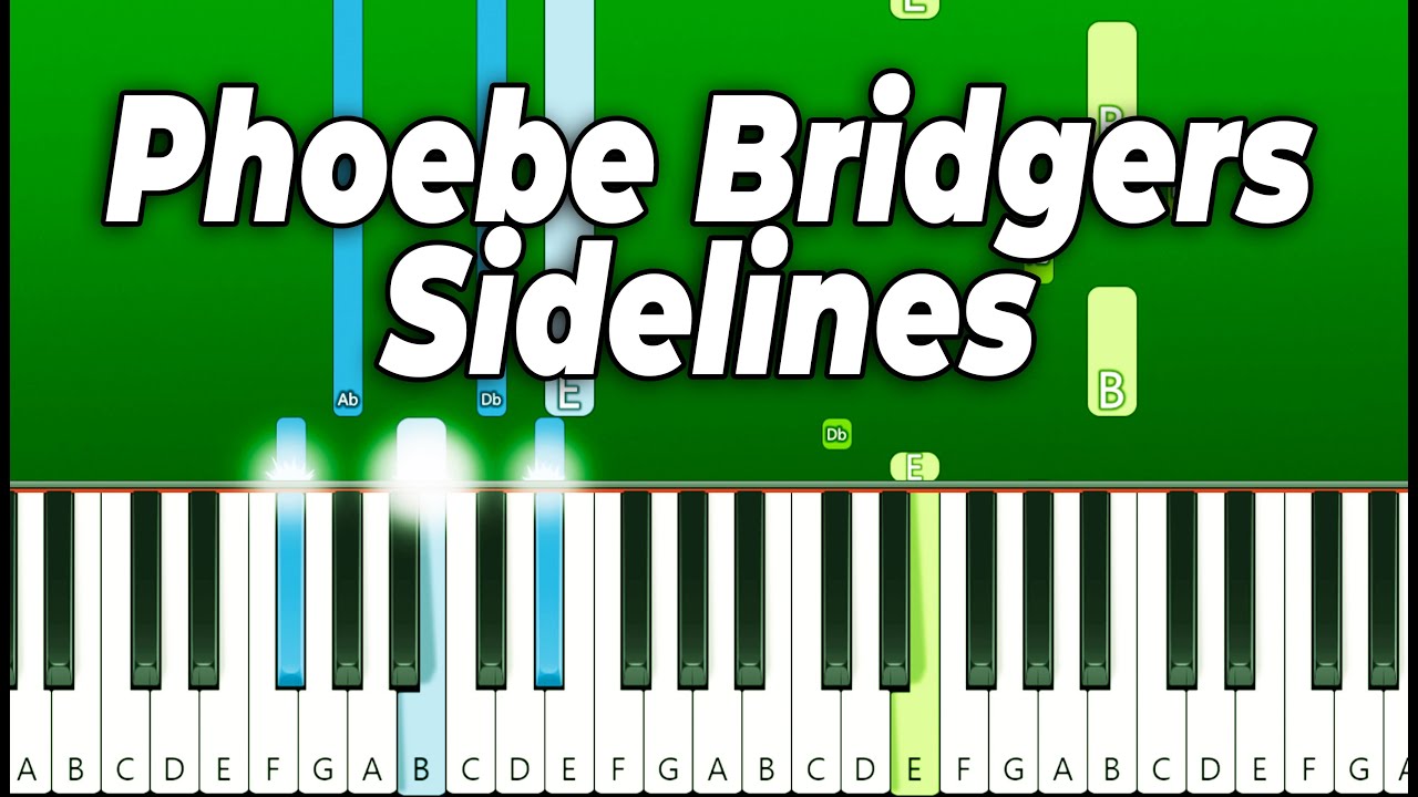 Phoebe Bridgers - Sidelines (Piano Tutorial)