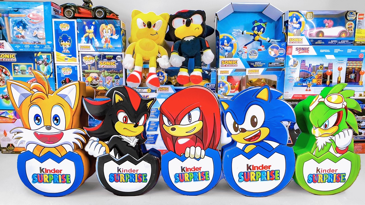 Rozpakowywanie kolekcji zabawek Sonic The Hedgehog | Kolekcja tajemniczych pudełek Sonic, Knuckles i Shadow Eggs