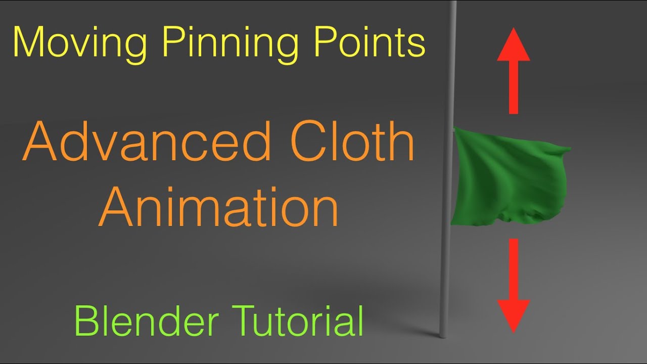 [2.79] Advanced Cloth Animation Moving Pinning Points Blender Tutorial