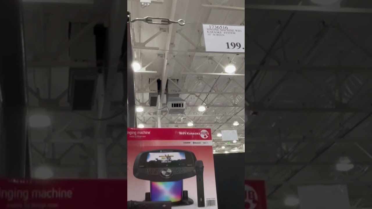 COSTCO KARAOKE SYSTEM! #costco #costcofinds #karaoke #karaokefans #costcodeals #gift #shopwithme