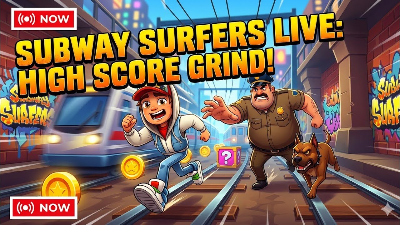 Subway surfers high score 1M 🛑live🛑