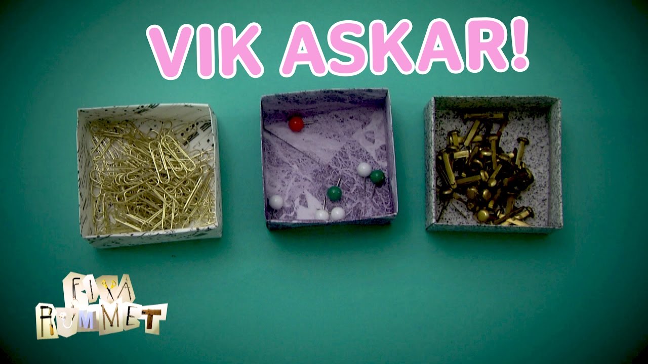L&auml;r dig vika en ask!