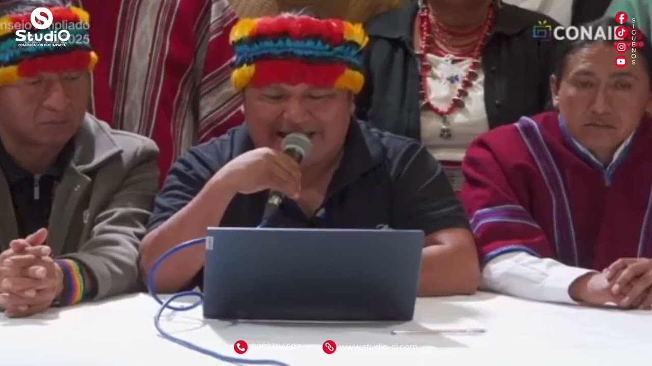 CONAIE ANUNCIA NUEVAS RESOLUCIONES EN EL MARCO DEL PARO NACIONAL 2025