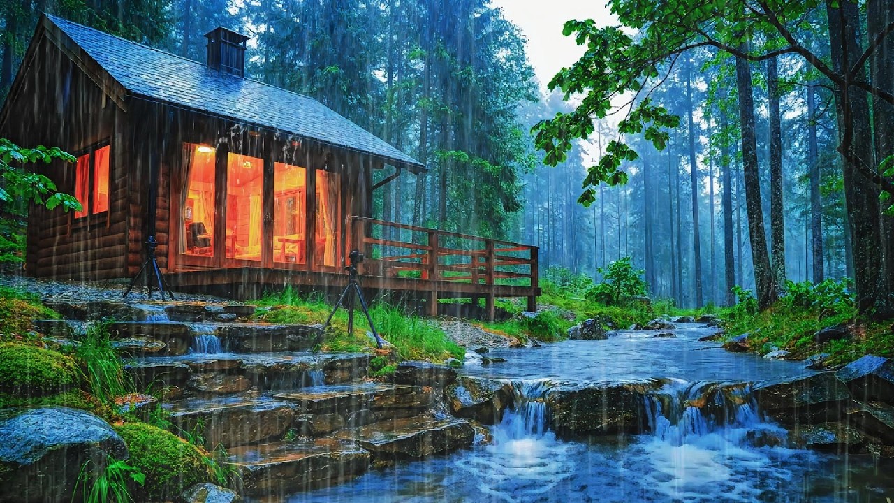 Silent Forest Night Rain | Natural Sounds for Deep Sleep - RAIN RELAXING ASMR