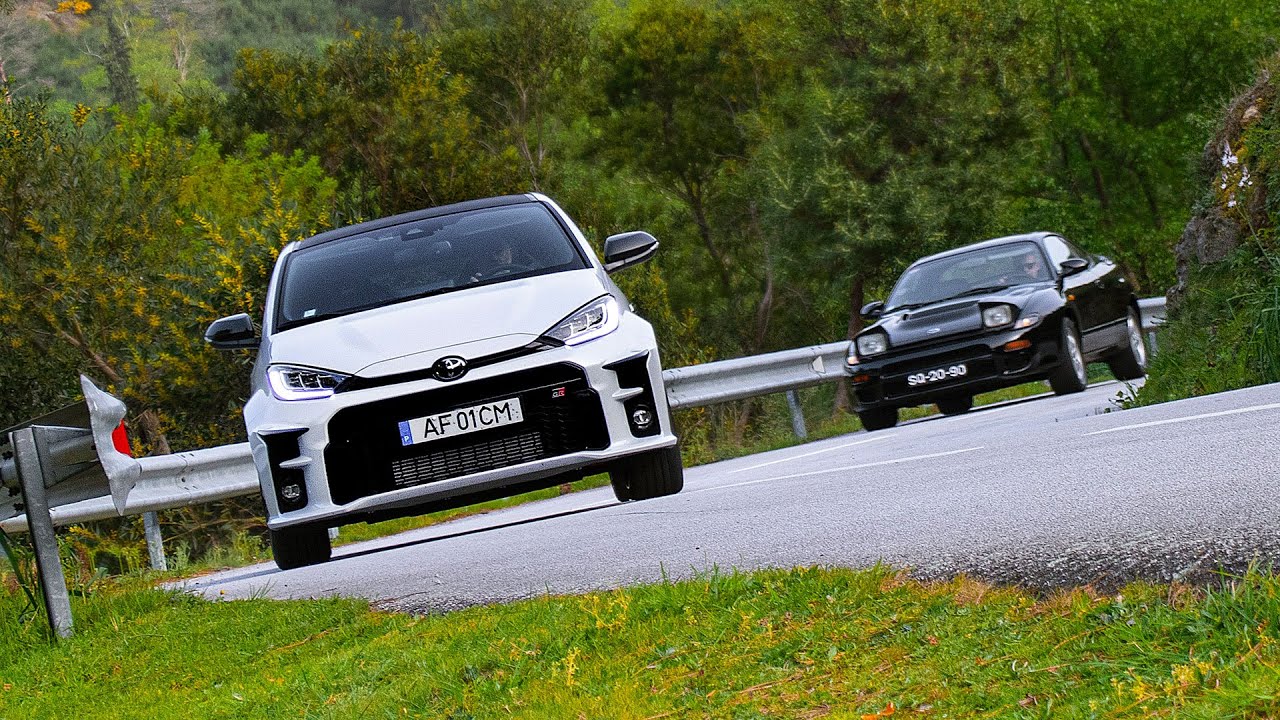 TOYOTA CELICA TURBO 4WD CARLOS SAINZ E TOYOTA GR YARIS - TOPOS & CLÁSSICOS