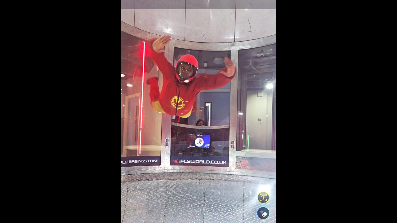 Our first Indoor sky diving experience 🇿🇼🇬🇧