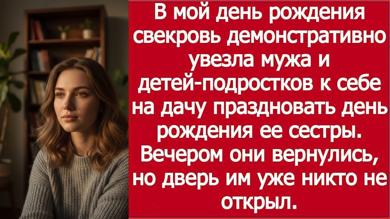 В мой день рождения они ушли—и больше не вернулись! | On My Birthday They Left —And Never Came Back!