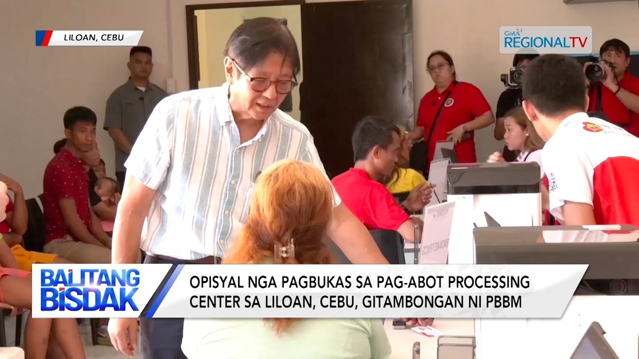 Opisyal nga Pagbukas sa Pag-abot Processing Center, Gitambungan ni PBBM | Balitang Bisdak