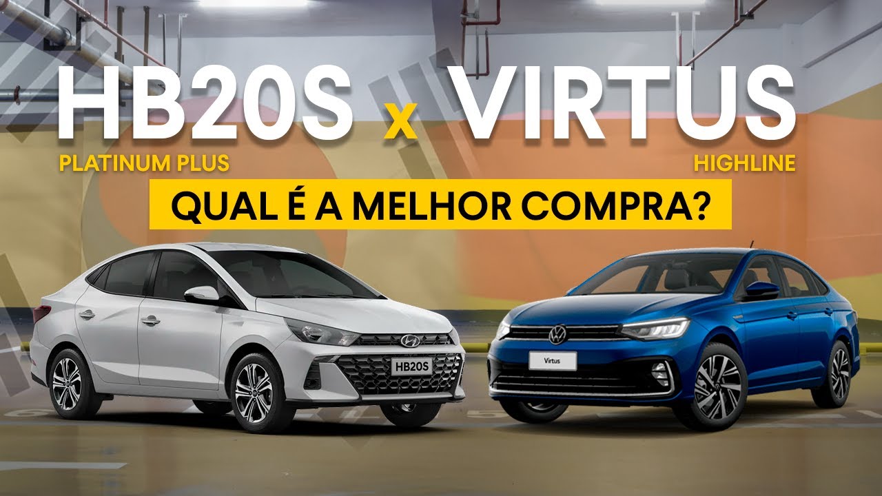 VIRTUS OU HB20S? QUAL DELES É O MELHOR? DESCUBRA NESTE COMPARATIVO!
