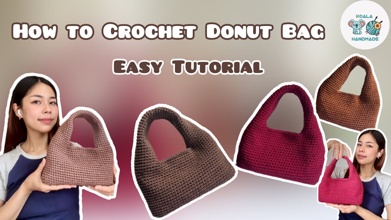 How to Crochet Donut Bag🍩 - Easy Tutorial