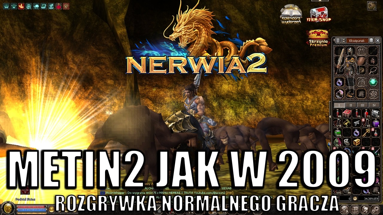 Nerwia2 - METIN2 JAK W 2009! MAMY AFERĘ! PIERWSZA DRAMA SERWEROWA! ROZGRYWKA NORMALNEGO GRACZA [#02]