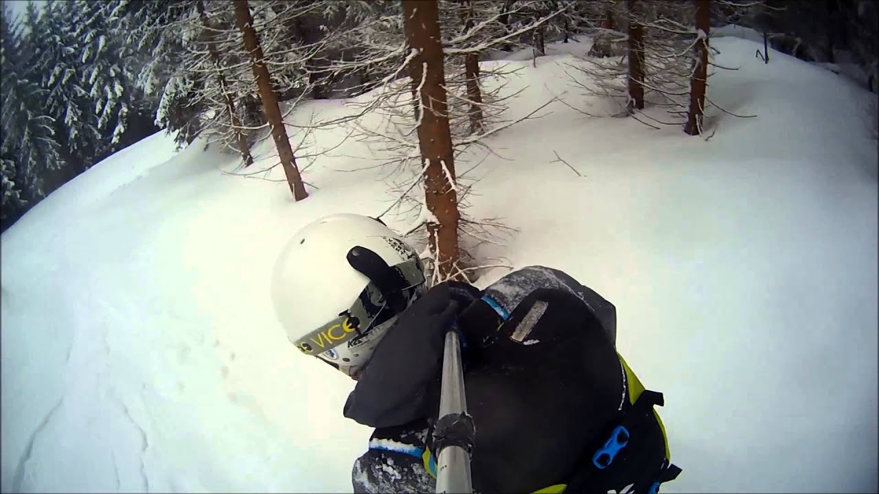 ČERNÁ HORA  Krkonoše mountain Czech republic ski freeride 2013 vol. 2