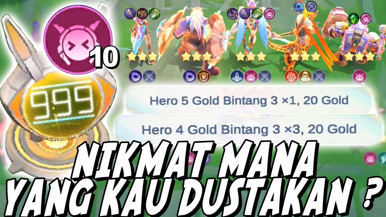 SINERGY 10 ASPIRANT + 999 STACK ! HADIAH DOUBLE ! FULL BINTANG 3 ! NIKMAT PARAH MAIN 10 ASPIRANT !