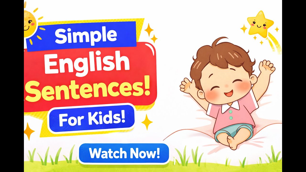 Short English Sentences for Kids | Daily Use Basic English | Speak English for Beginners