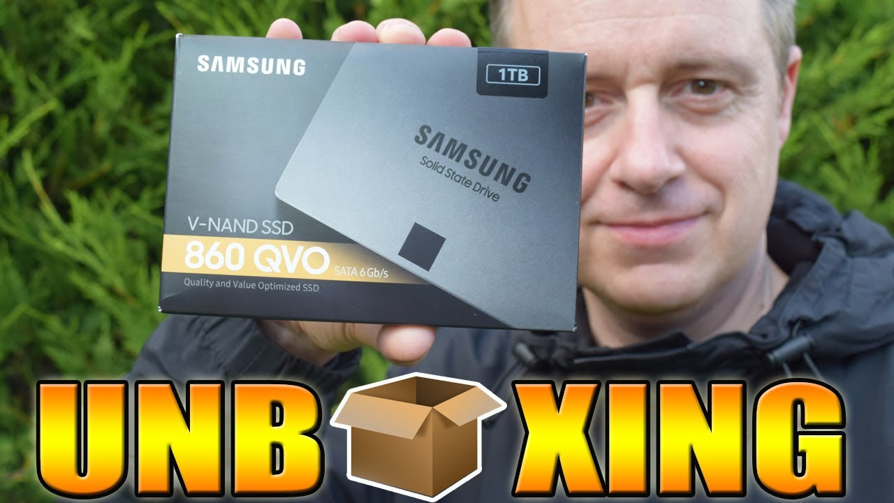 Samsung SSD 1TB 860 QVO vs. Traditional HDD: Unboxing and Speed Comparison