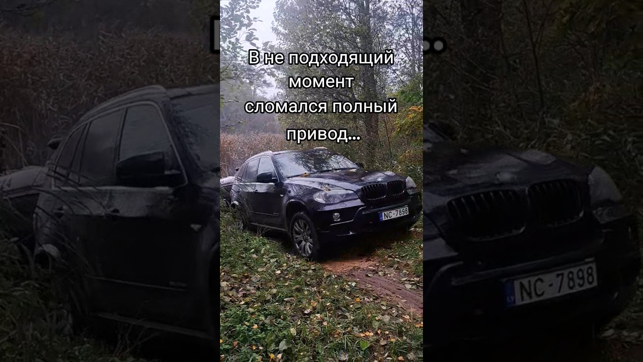 Беда... #familyfishing #fishing #рыбалка #bmw #bmwx5 #полныйпривод #беда #трэш #контент #ремонтавто