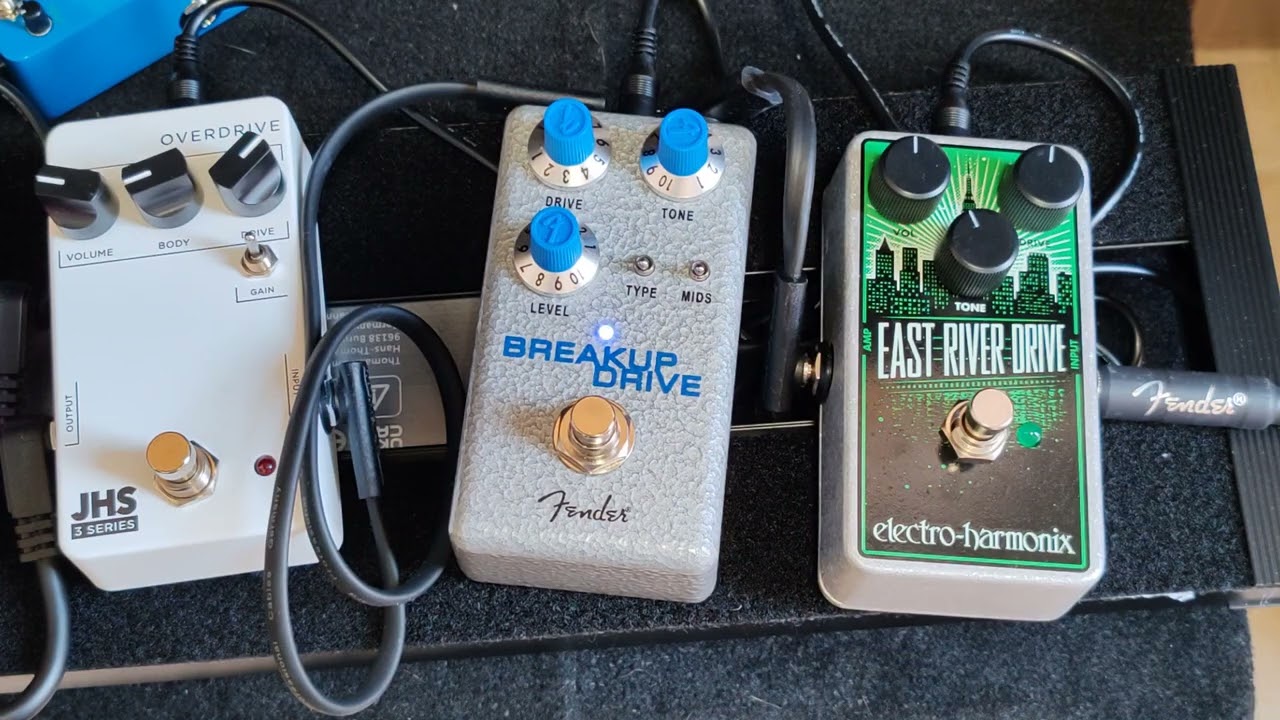 Fender Hammertone Breakup Drive Demo #fender #hammertone #breakupdrive #pedals #stratocaster #guitar