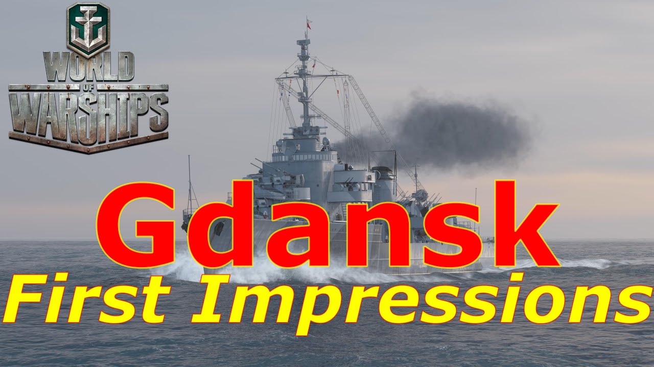 World of Warships - Гданьск: Первые впечатления: Безумный эсминец-каноэ с радаром и дымовой завесой.