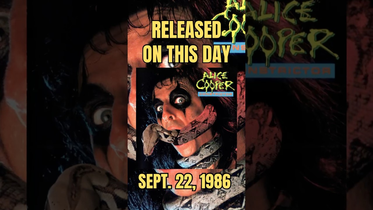 🎸 On This Day September 22, 1986: Alice Cooper Releases Constrictor &ndash; The Shock Rock King