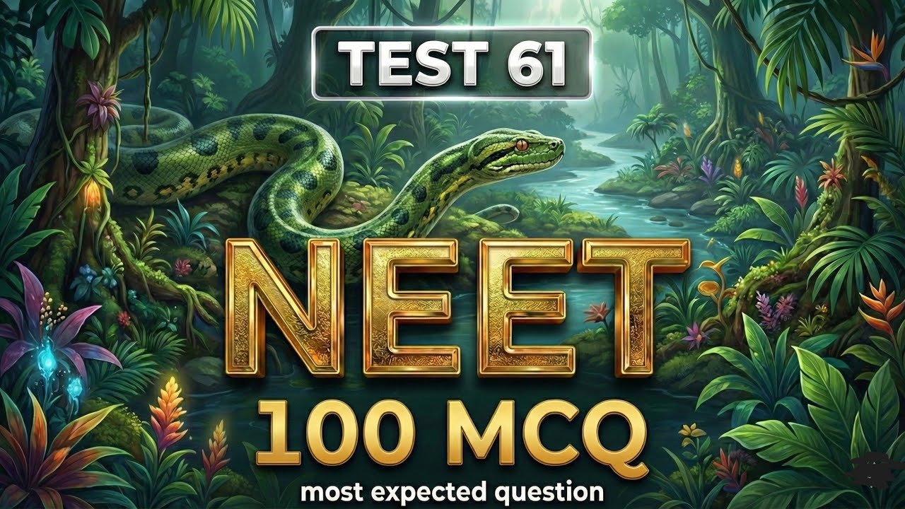 100 Most Expected Question For Neet   2026 BIOLOGY BEST MCQ NEET