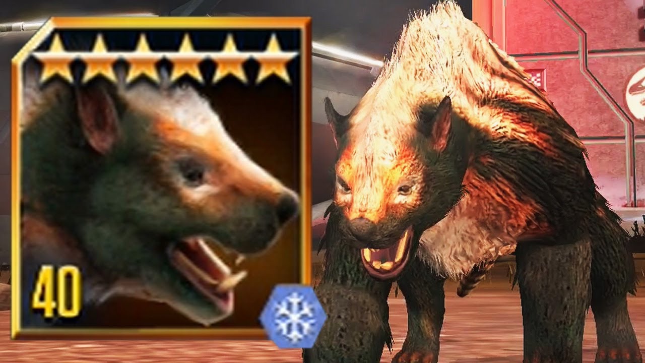 MARSUPIAL LION MAX LEVEL 40 - Jurassic World The Game