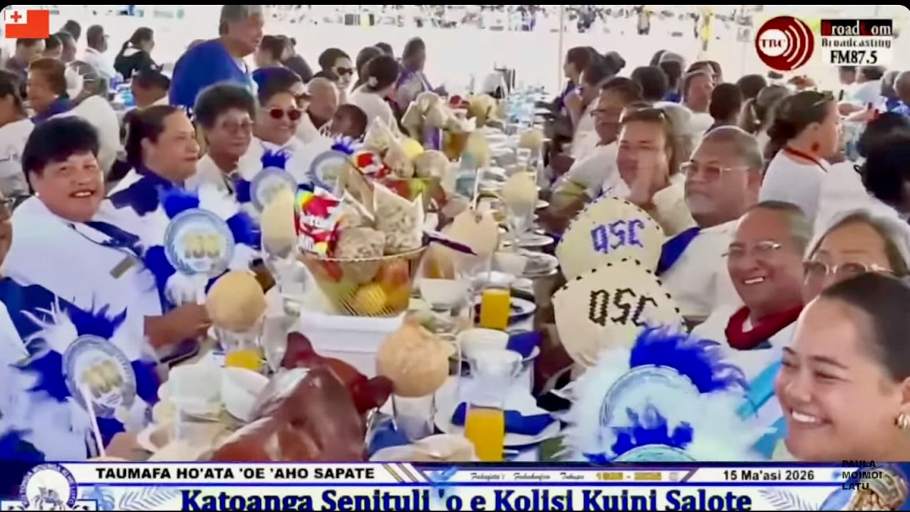 🇹🇴 Queen Salote College Royal Centennial Sabbath Luncheon 💙 Taumafa Ho'ata Sapate 'o e Senituli