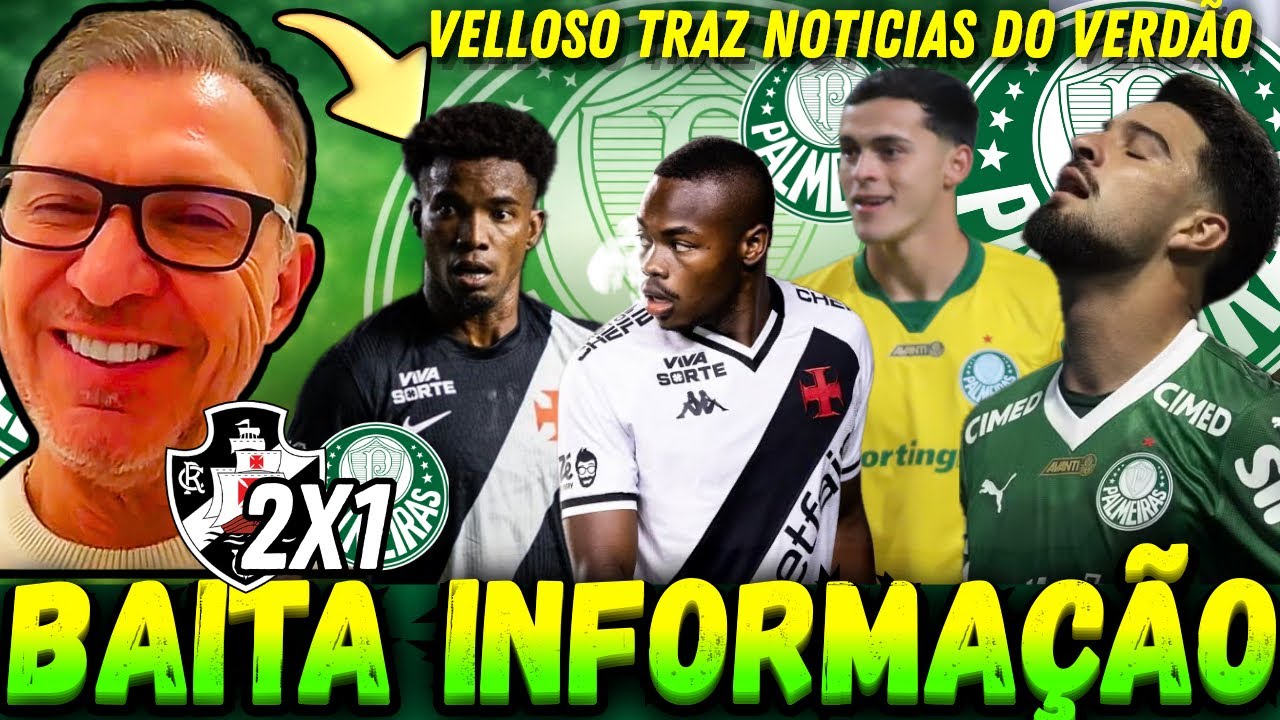 🚨VELLOSO BOTOU A BOCA NO TROMBONE E DISSE SÓ VERDADE SOBREO O PALMEIRAS | TIME ESTAVA DORMINDO