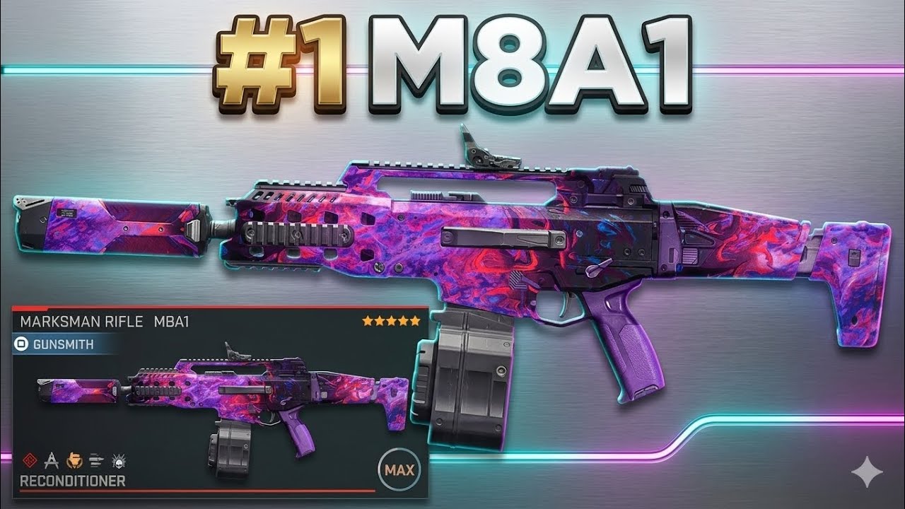 The #1 OVERPOWERED M8A1 META in WARZONE BO7! 🔥 (Best AR Loadout)
