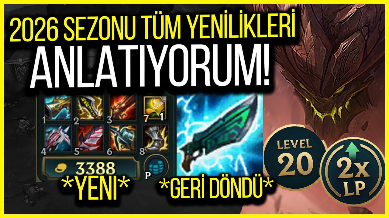 LoL 2.0 RESMEN GELDİ! 7 Eşya Slotu ve Level 20 Sınırı?! (Sezon 2026)